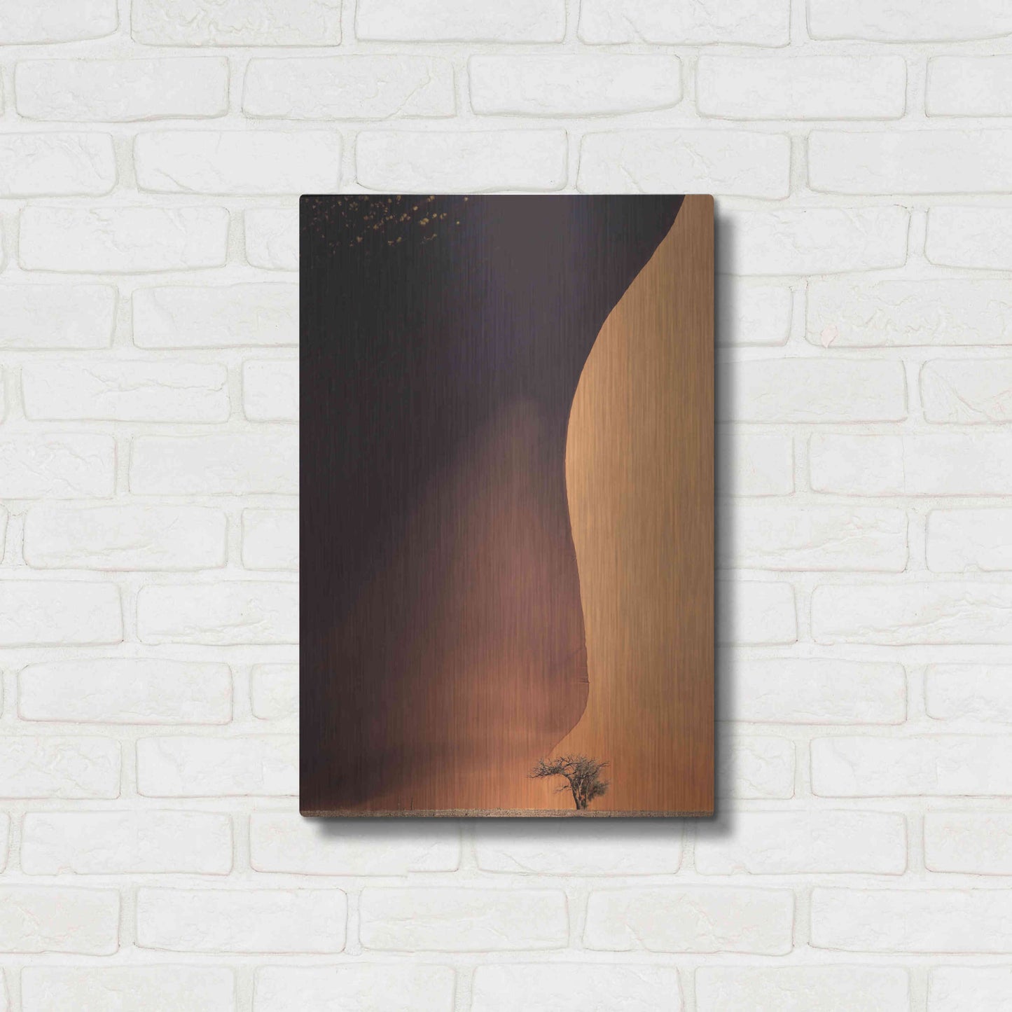 Luxe Metal Art 'Namibia The Dune' by Nina Papiorek, Metal Wall Art,16x24