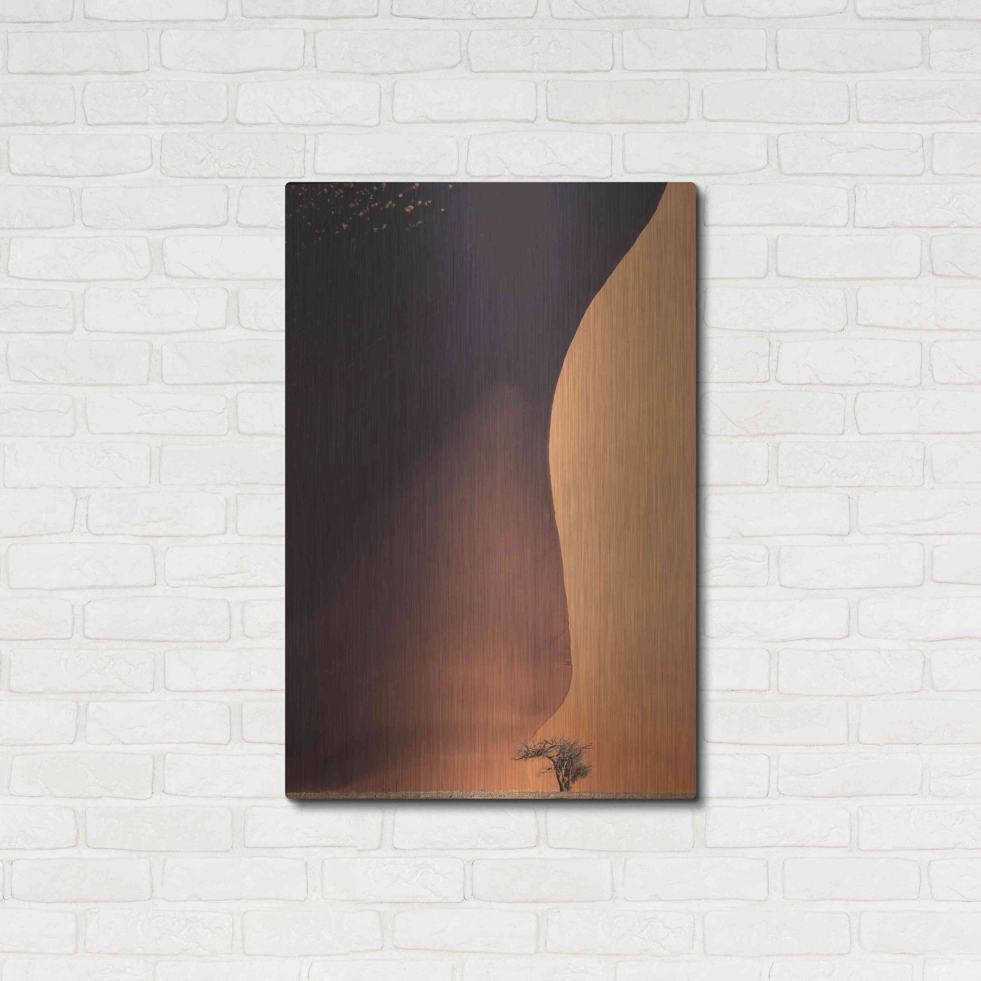 Luxe Metal Art 'Namibia The Dune' by Nina Papiorek, Metal Wall Art,24x36