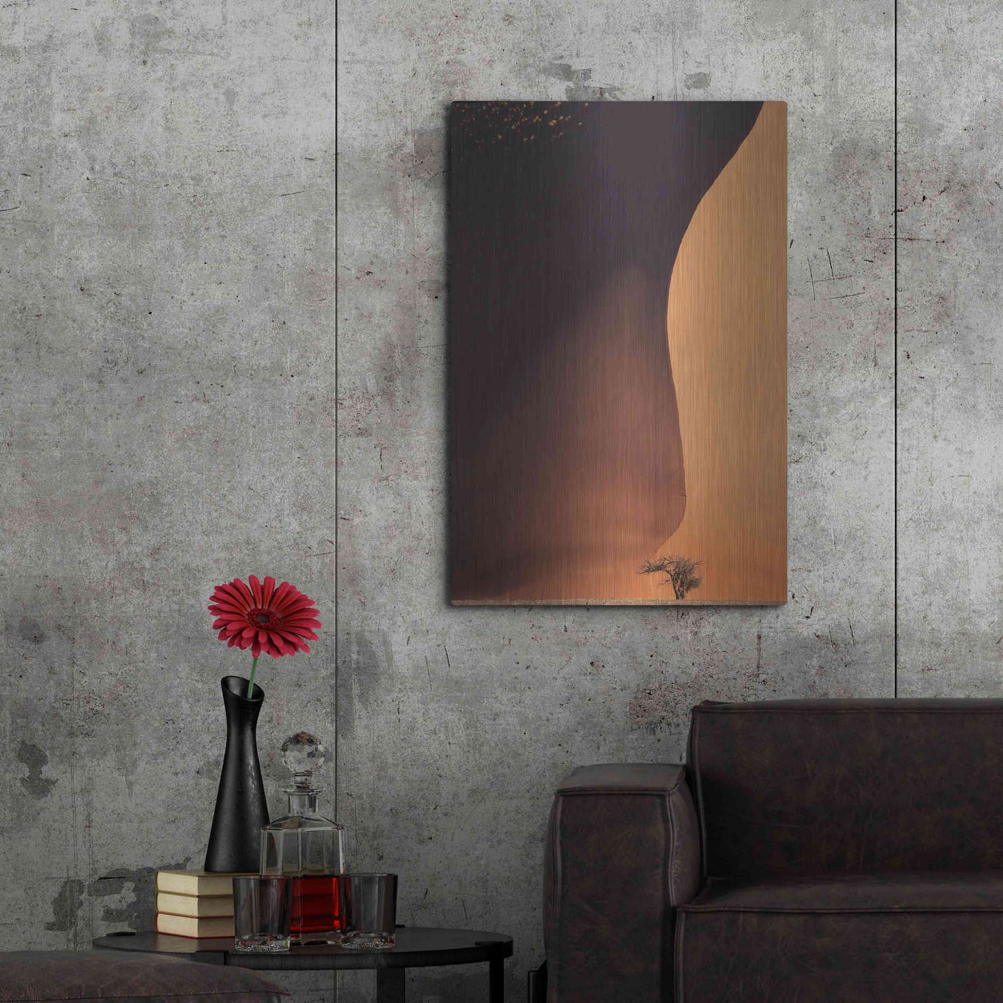 Luxe Metal Art 'Namibia The Dune' by Nina Papiorek, Metal Wall Art,24x36