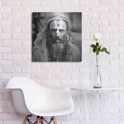 Luxe Metal Art 'Nepal Saddhu I' by Nina Papiorek, Metal Wall Art,24x24