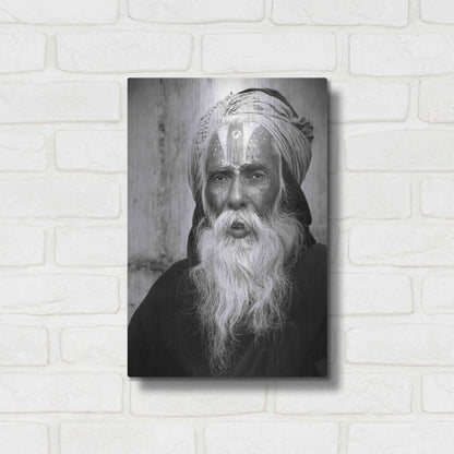 Luxe Metal Art 'Nepal Saddhu II' by Nina Papiorek, Metal Wall Art,12x16