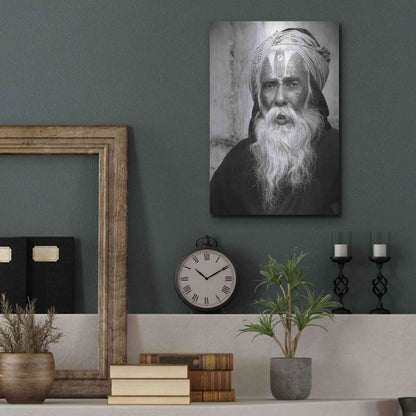 Luxe Metal Art 'Nepal Saddhu II' by Nina Papiorek, Metal Wall Art,12x16