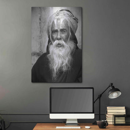 Luxe Metal Art 'Nepal Saddhu II' by Nina Papiorek, Metal Wall Art,24x36