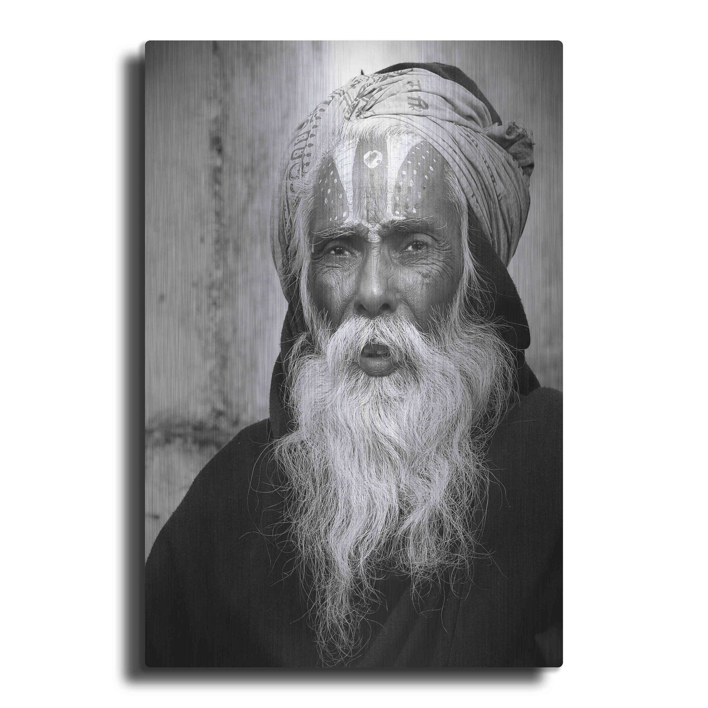 Luxe Metal Art 'Nepal Saddhu II' by Nina Papiorek, Metal Wall Art