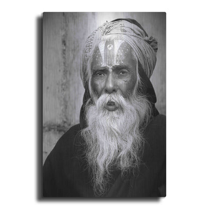 Luxe Metal Art 'Nepal Saddhu II' by Nina Papiorek, Metal Wall Art