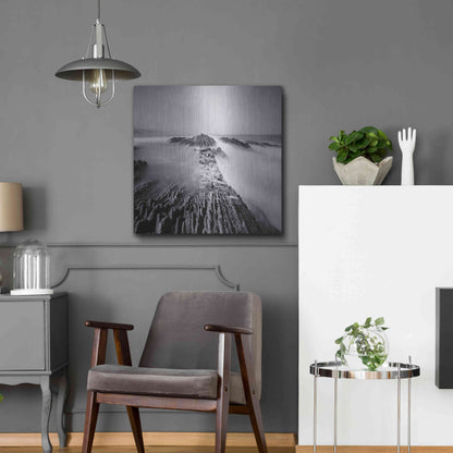 Luxe Metal Art 'Zumaia' by Nina Papiorek, Metal Wall Art,24x24