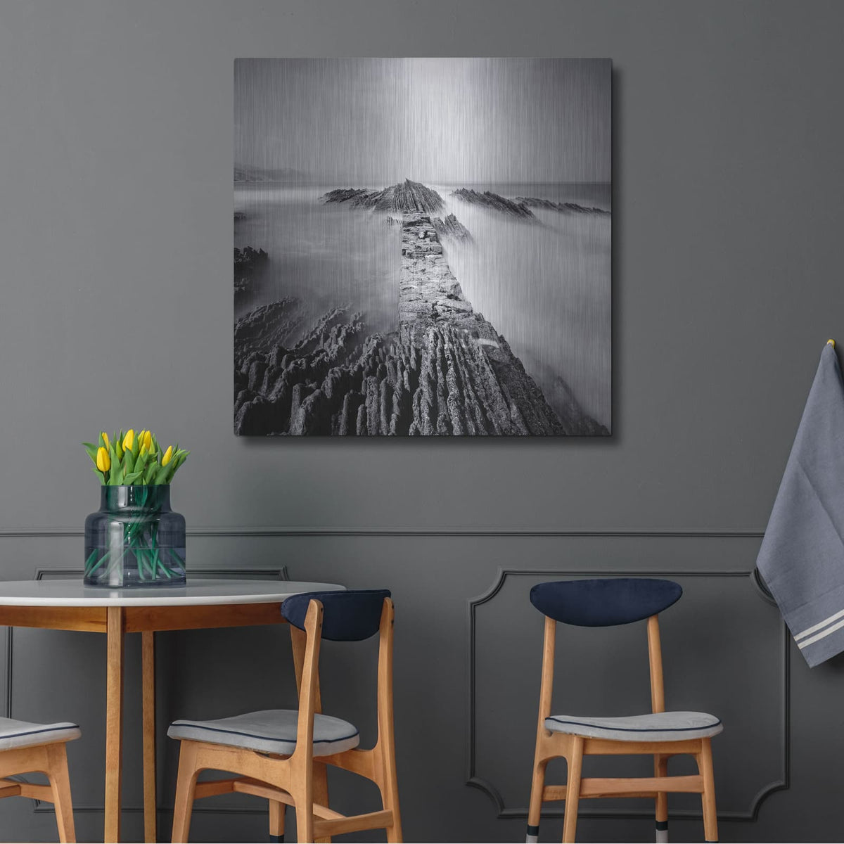 'Zumaia' by Nina Papiorek – Metal Wall Art, 36x36 room view