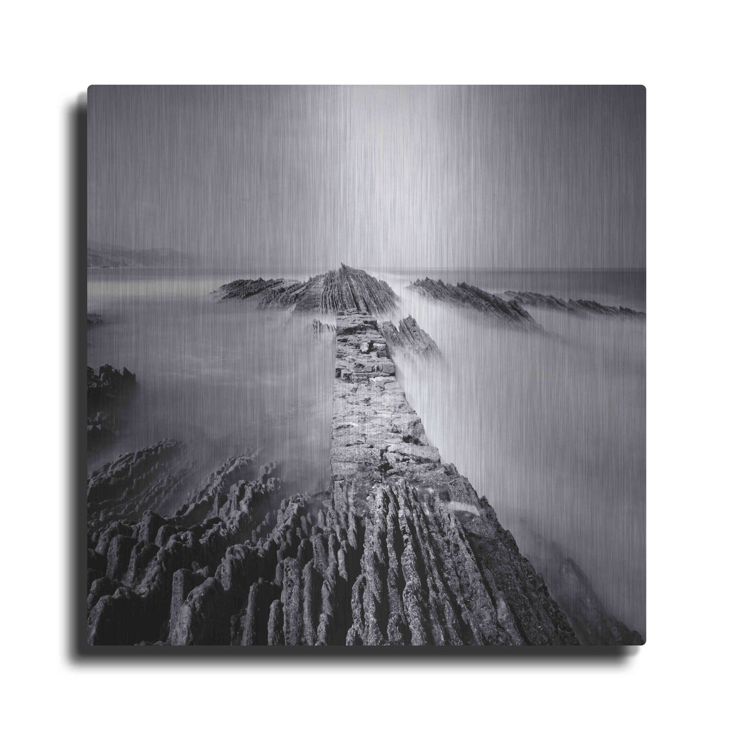 Luxe Metal Art 'Zumaia' by Nina Papiorek, Metal Wall Art