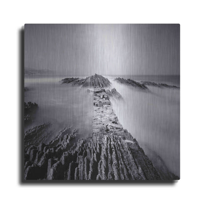 Luxe Metal Art 'Zumaia' by Nina Papiorek, Metal Wall Art