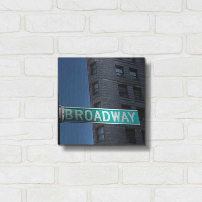 Luxe Metal Art 'NYC Broadway' by Nina Papiorek, Metal Wall Art,12x12