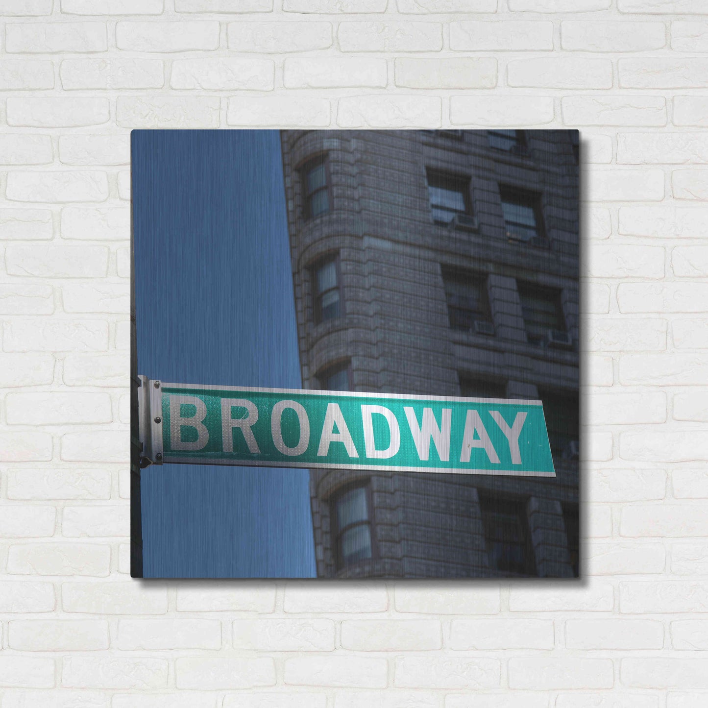 Luxe Metal Art 'NYC Broadway' by Nina Papiorek, Metal Wall Art,36x36