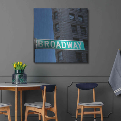 Luxe Metal Art 'NYC Broadway' by Nina Papiorek, Metal Wall Art,36x36