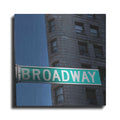 Luxe Metal Art 'NYC Broadway' by Nina Papiorek, Metal Wall Art