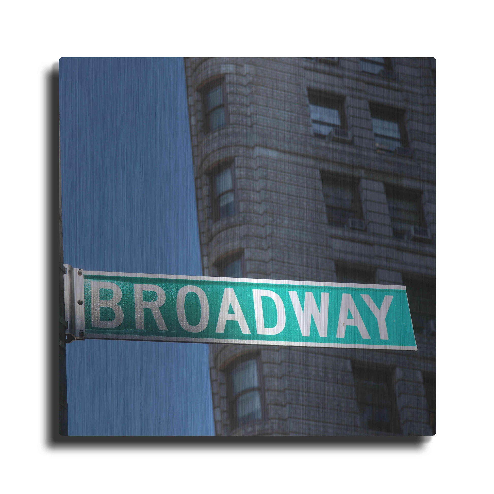 Luxe Metal Art 'NYC Broadway' by Nina Papiorek, Metal Wall Art