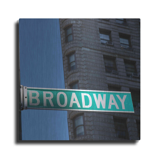 Luxe Metal Art 'NYC Broadway' by Nina Papiorek, Metal Wall Art