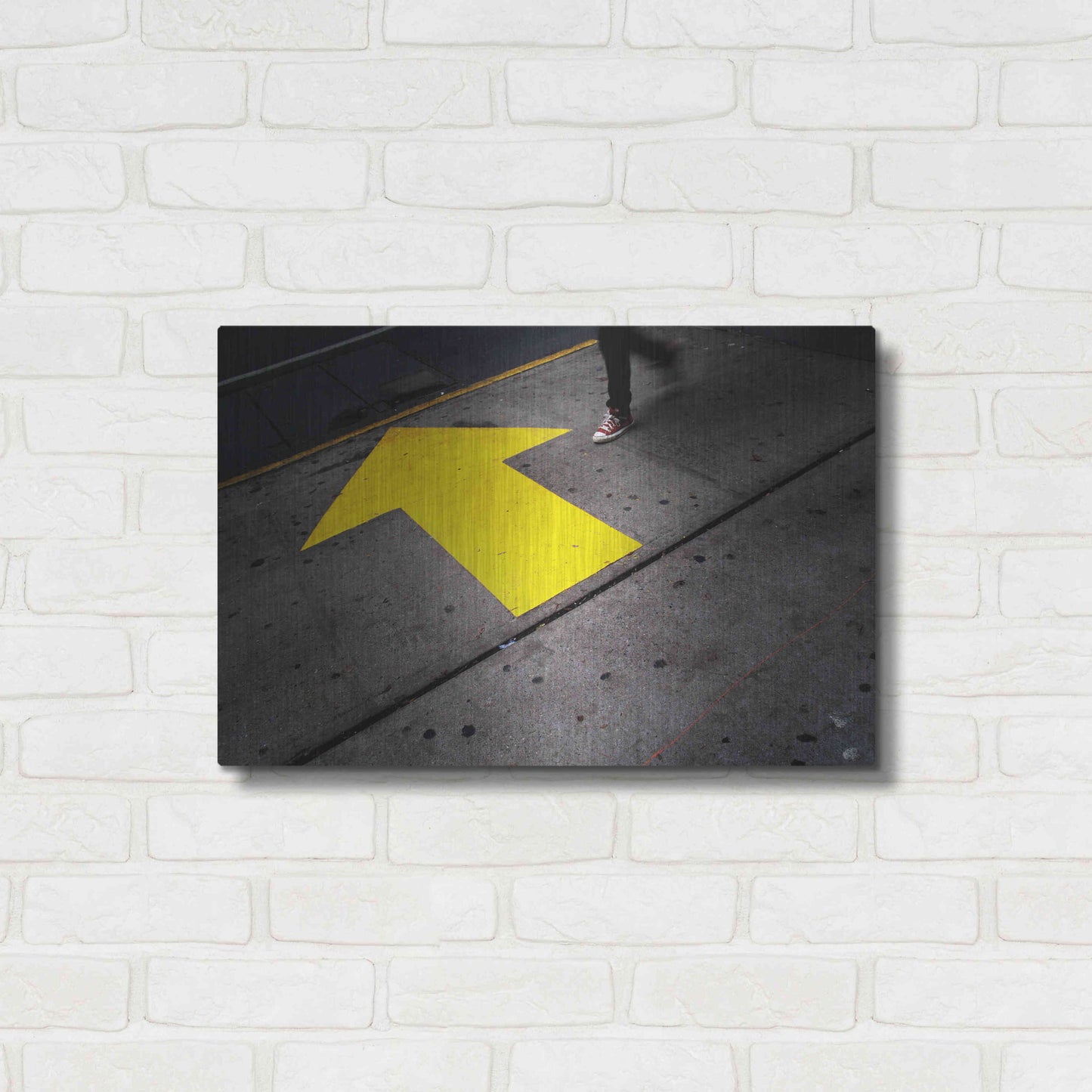 Luxe Metal Art 'NYC Directions' by Nina Papiorek, Metal Wall Art,24x16