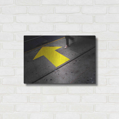 Luxe Metal Art 'NYC Directions' by Nina Papiorek, Metal Wall Art,24x16