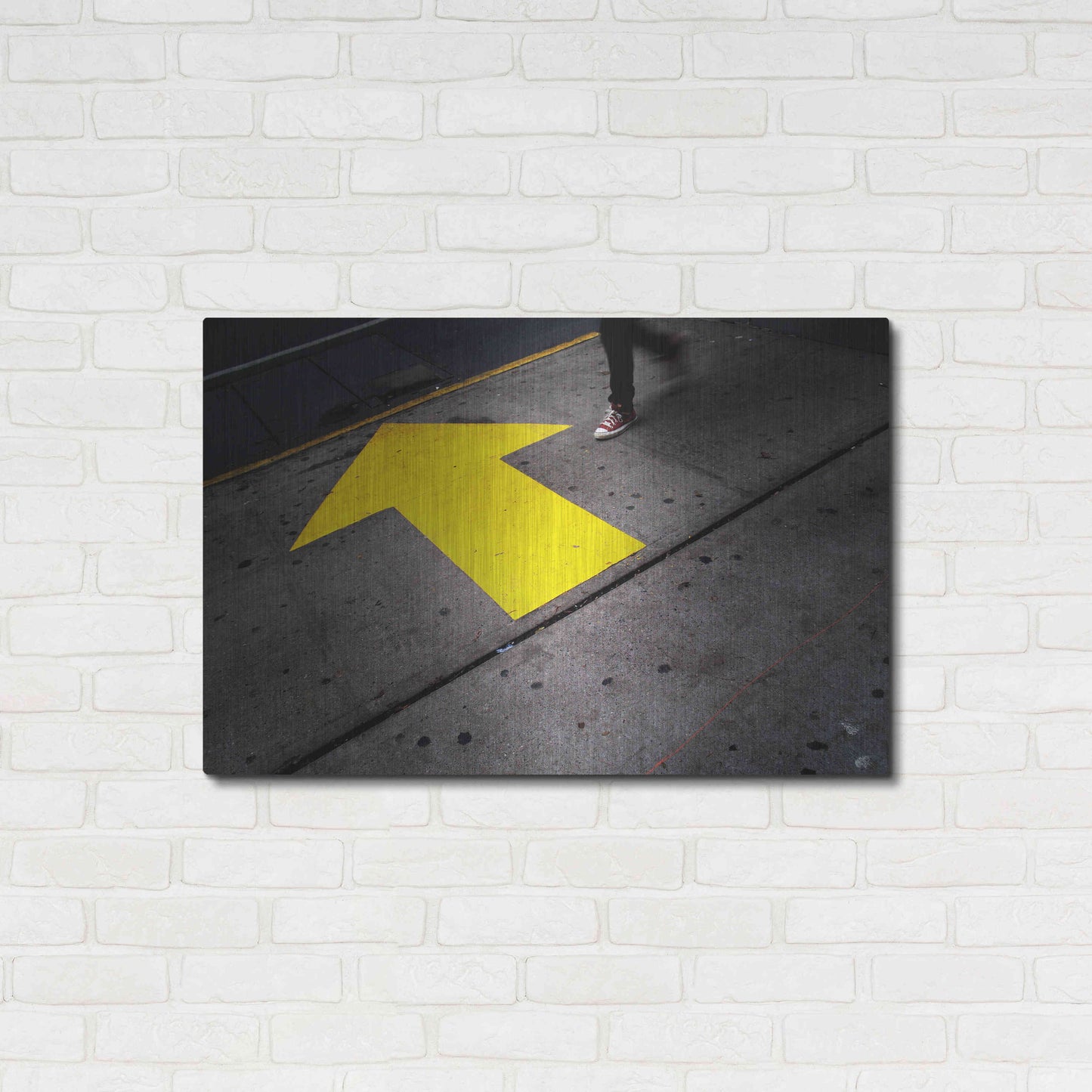 Luxe Metal Art 'NYC Directions' by Nina Papiorek, Metal Wall Art,36x24