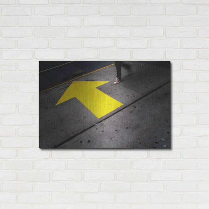 Luxe Metal Art 'NYC Directions' by Nina Papiorek, Metal Wall Art,36x24