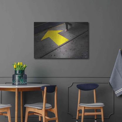 Luxe Metal Art 'NYC Directions' by Nina Papiorek, Metal Wall Art,36x24