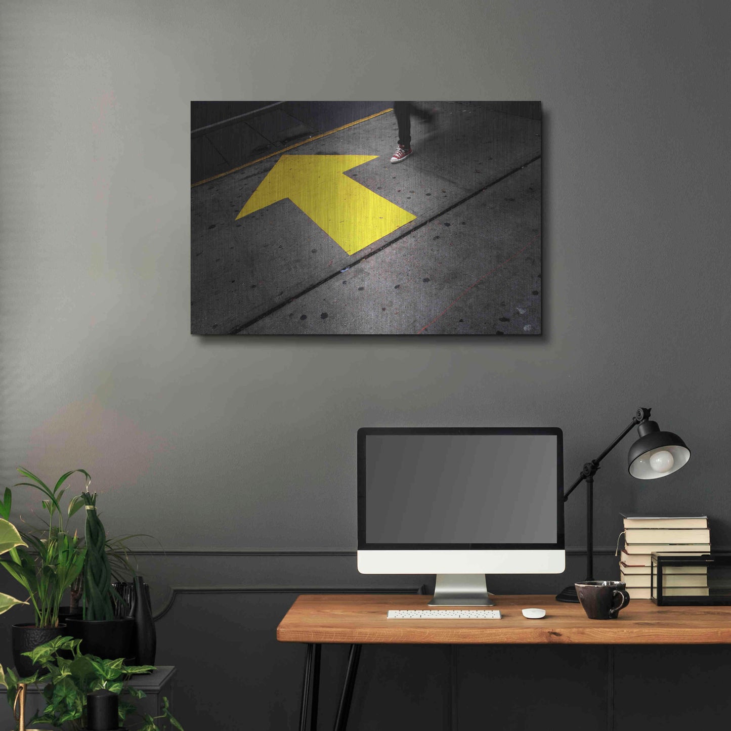 Luxe Metal Art 'NYC Directions' by Nina Papiorek, Metal Wall Art,36x24