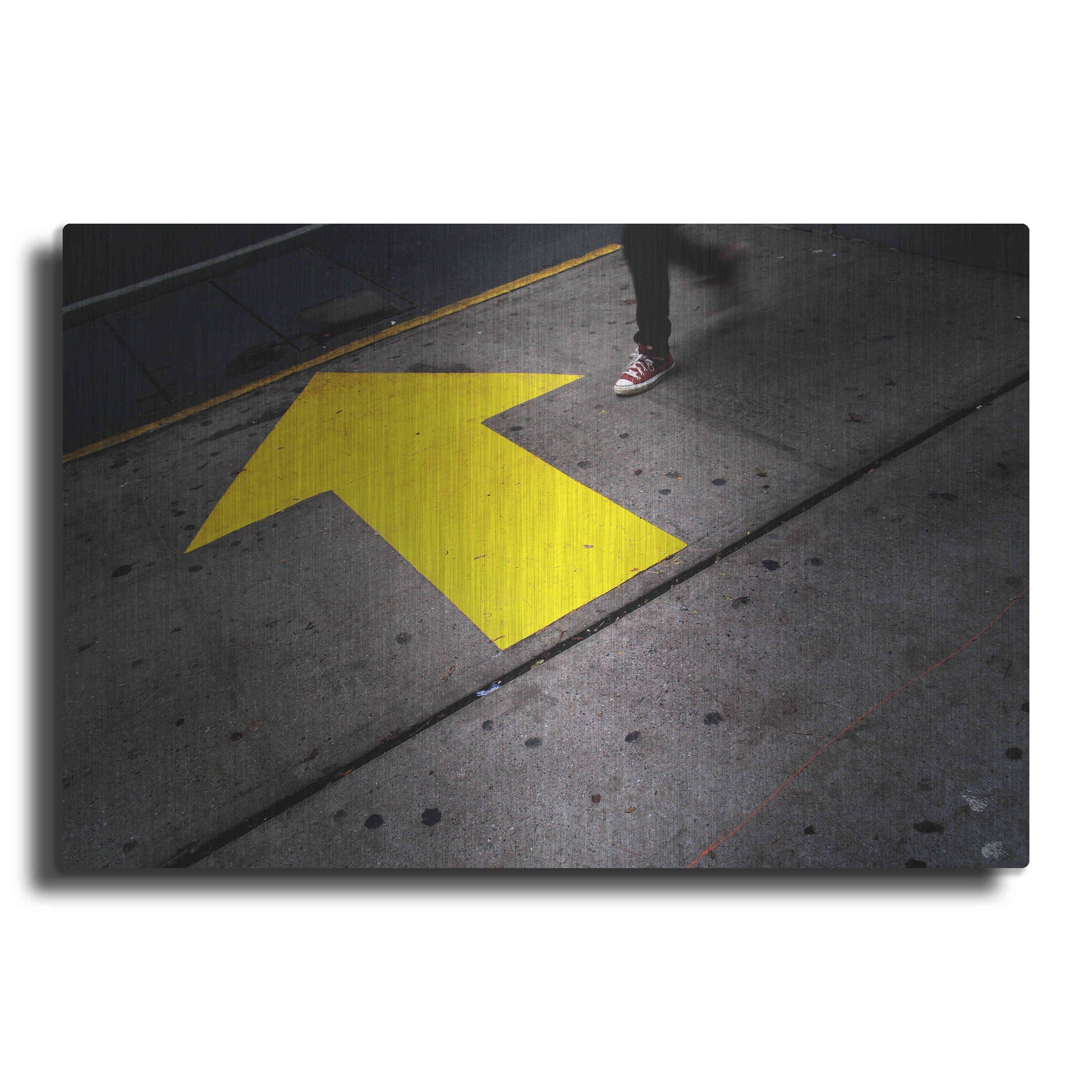 Luxe Metal Art 'NYC Directions' by Nina Papiorek, Metal Wall Art