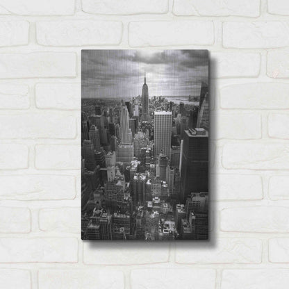 Luxe Metal Art 'NYC Downtown II' by Nina Papiorek, Metal Wall Art,12x16