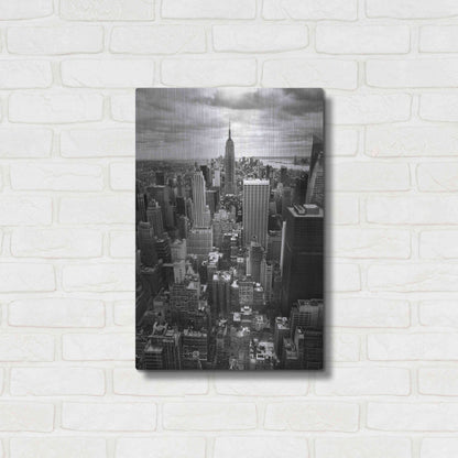 Luxe Metal Art 'NYC Downtown II' by Nina Papiorek, Metal Wall Art,16x24