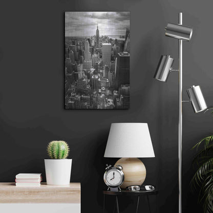 Luxe Metal Art 'NYC Downtown II' by Nina Papiorek, Metal Wall Art,16x24