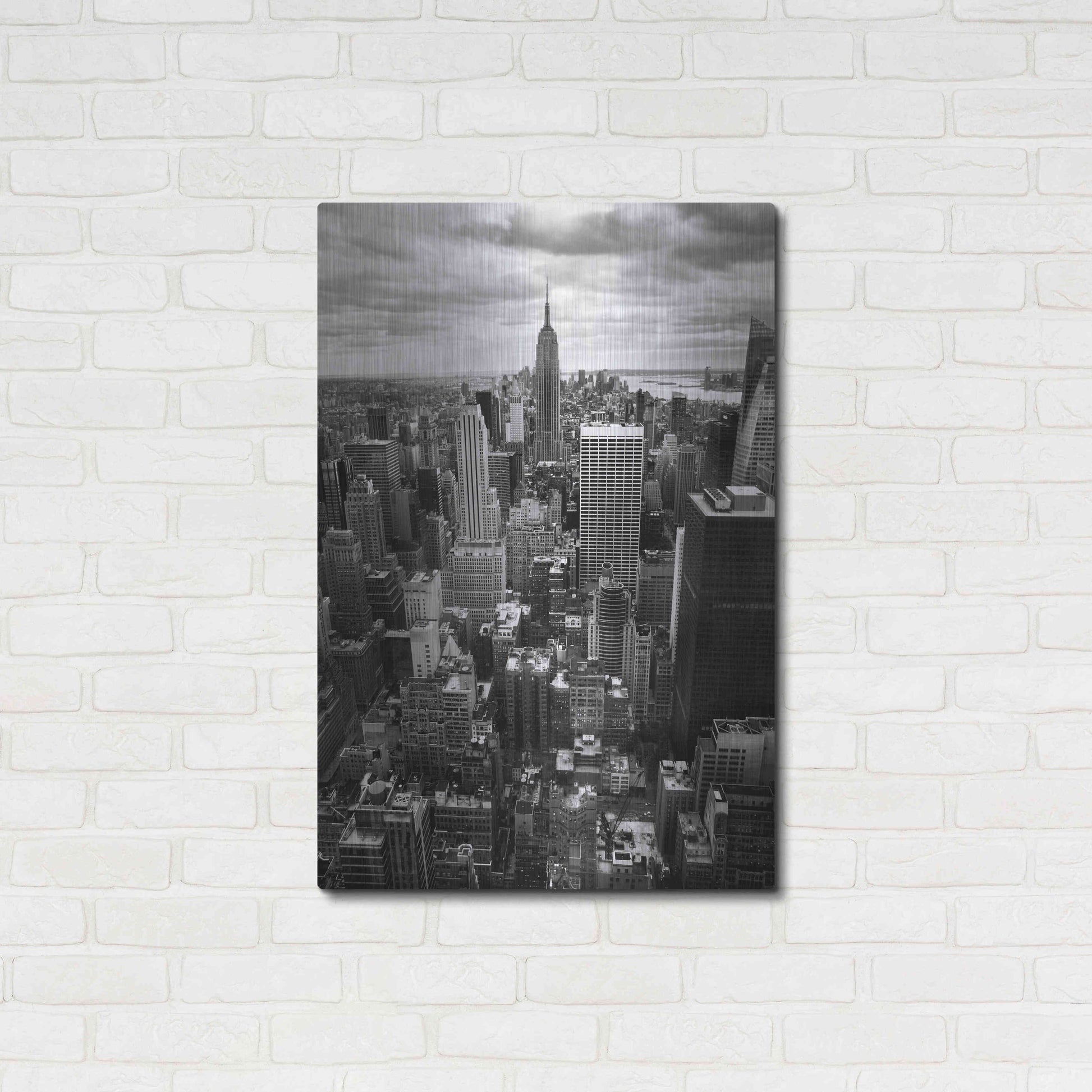 Luxe Metal Art 'NYC Downtown II' by Nina Papiorek, Metal Wall Art,24x36