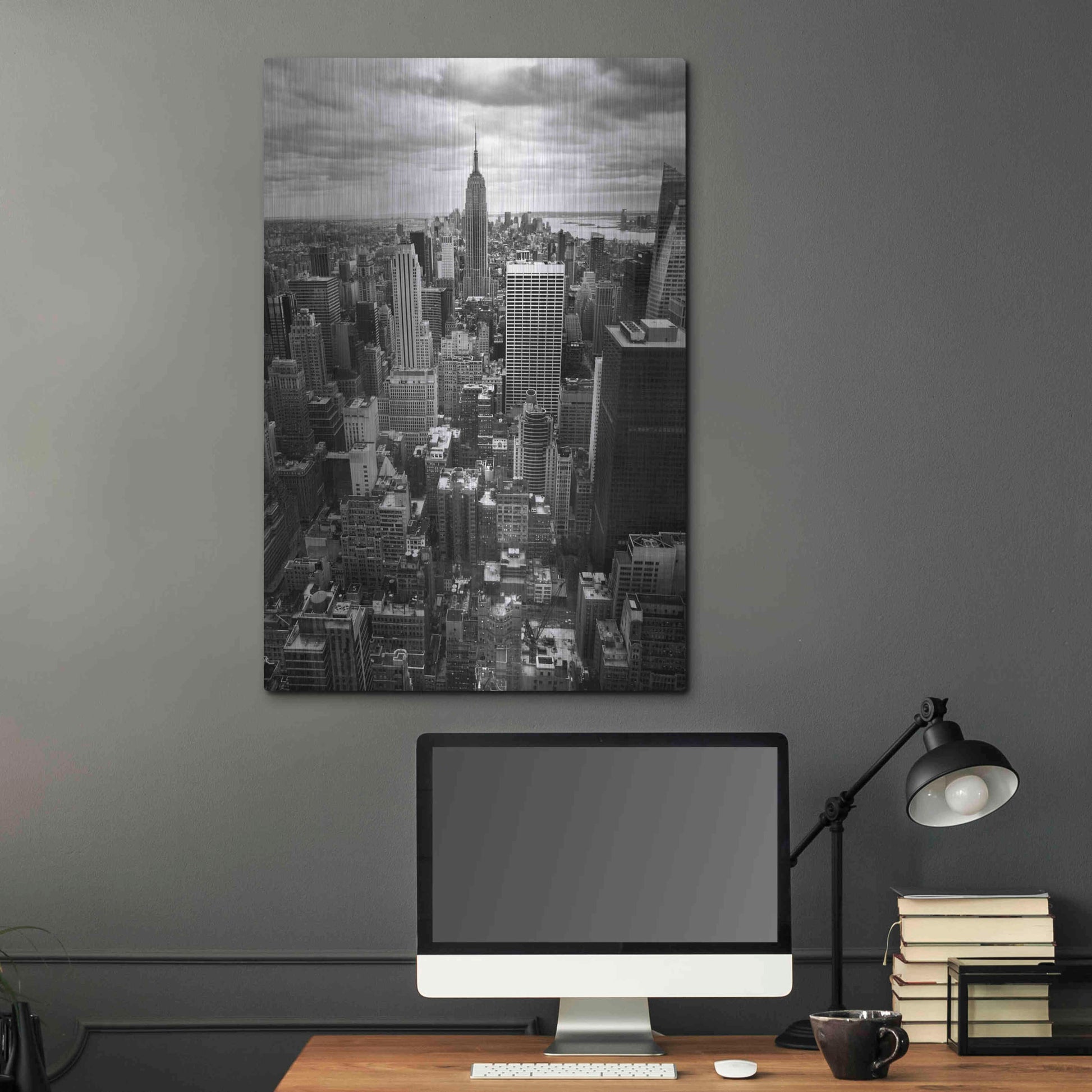 Luxe Metal Art 'NYC Downtown II' by Nina Papiorek, Metal Wall Art,24x36