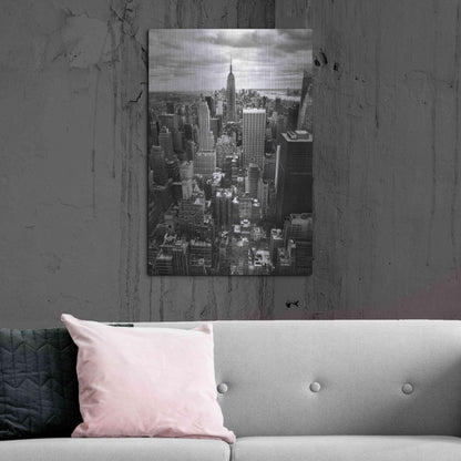Luxe Metal Art 'NYC Downtown II' by Nina Papiorek, Metal Wall Art,24x36