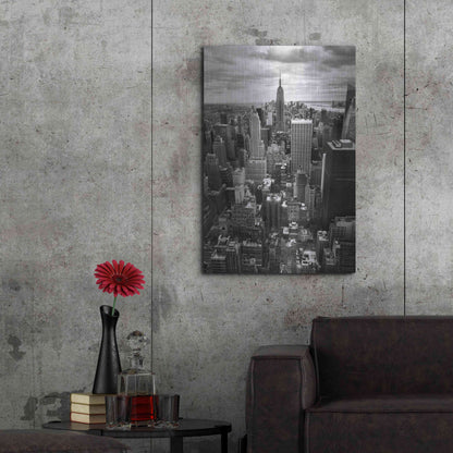 Luxe Metal Art 'NYC Downtown II' by Nina Papiorek, Metal Wall Art,24x36
