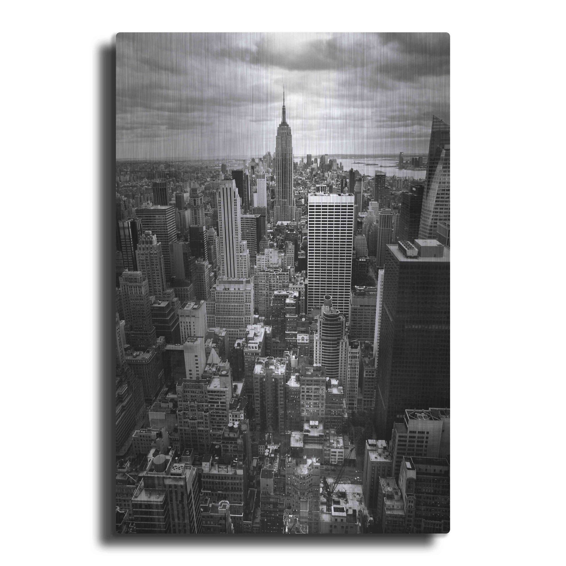 Luxe Metal Art 'NYC Downtown II' by Nina Papiorek, Metal Wall Art