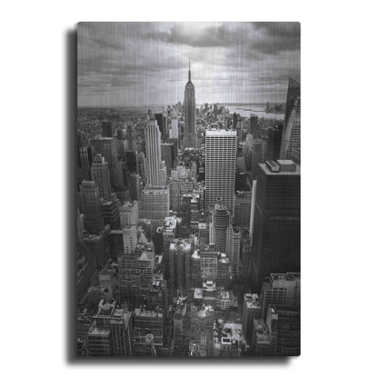 Luxe Metal Art 'NYC Downtown II' by Nina Papiorek, Metal Wall Art
