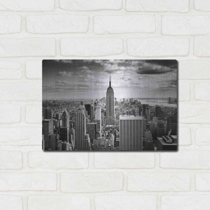 Luxe Metal Art 'NYC Downtown' by Nina Papiorek, Metal Wall Art,16x12