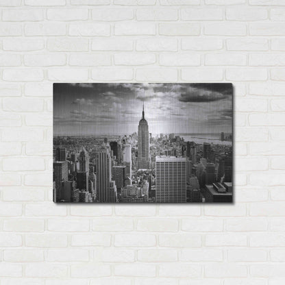 Luxe Metal Art 'NYC Downtown' by Nina Papiorek, Metal Wall Art,36x24