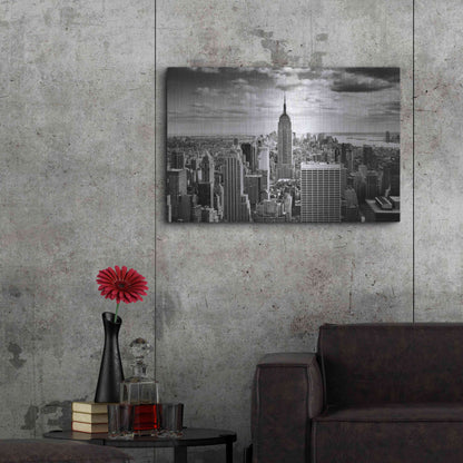 Luxe Metal Art 'NYC Downtown' by Nina Papiorek, Metal Wall Art,36x24