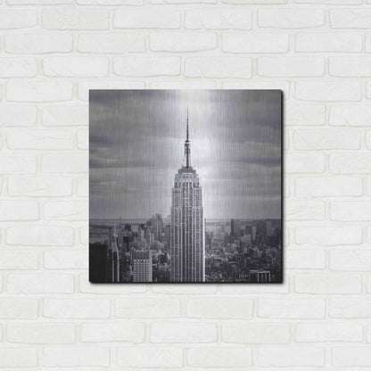 Luxe Metal Art 'NYC Empire' by Nina Papiorek, Metal Wall Art,24x24