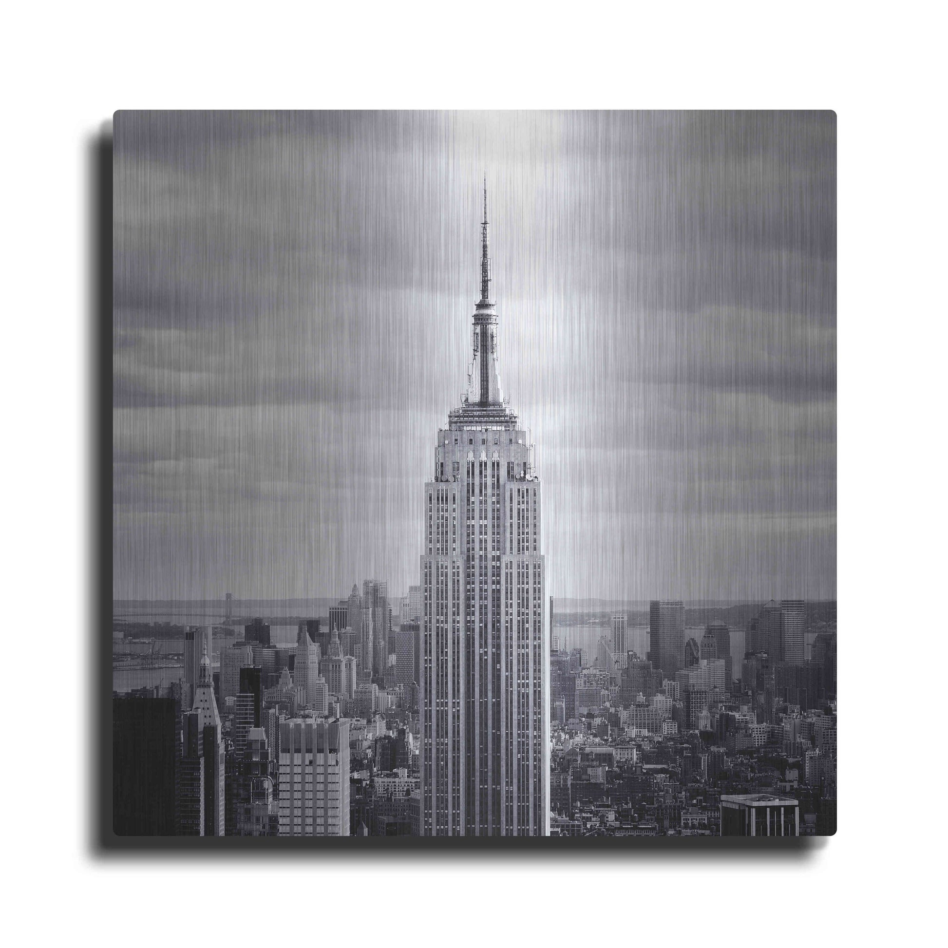 Luxe Metal Art 'NYC Empire' by Nina Papiorek, Metal Wall Art