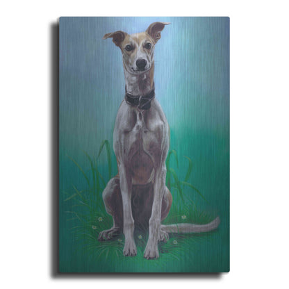 Luxe Metal Art 'Lurcher Jaeger' by Karie-Ann Cooper, Metal Wall Art