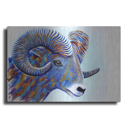 Luxe Metal Art 'Ram' by Michelle Faber, Metal Wall Art