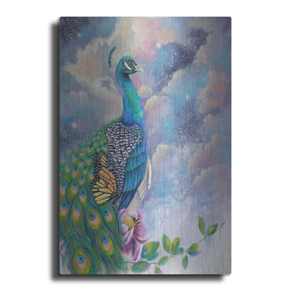 Luxe Metal Art 'Let Your Light Shine' by Michelle Faber, Metal Wall Art