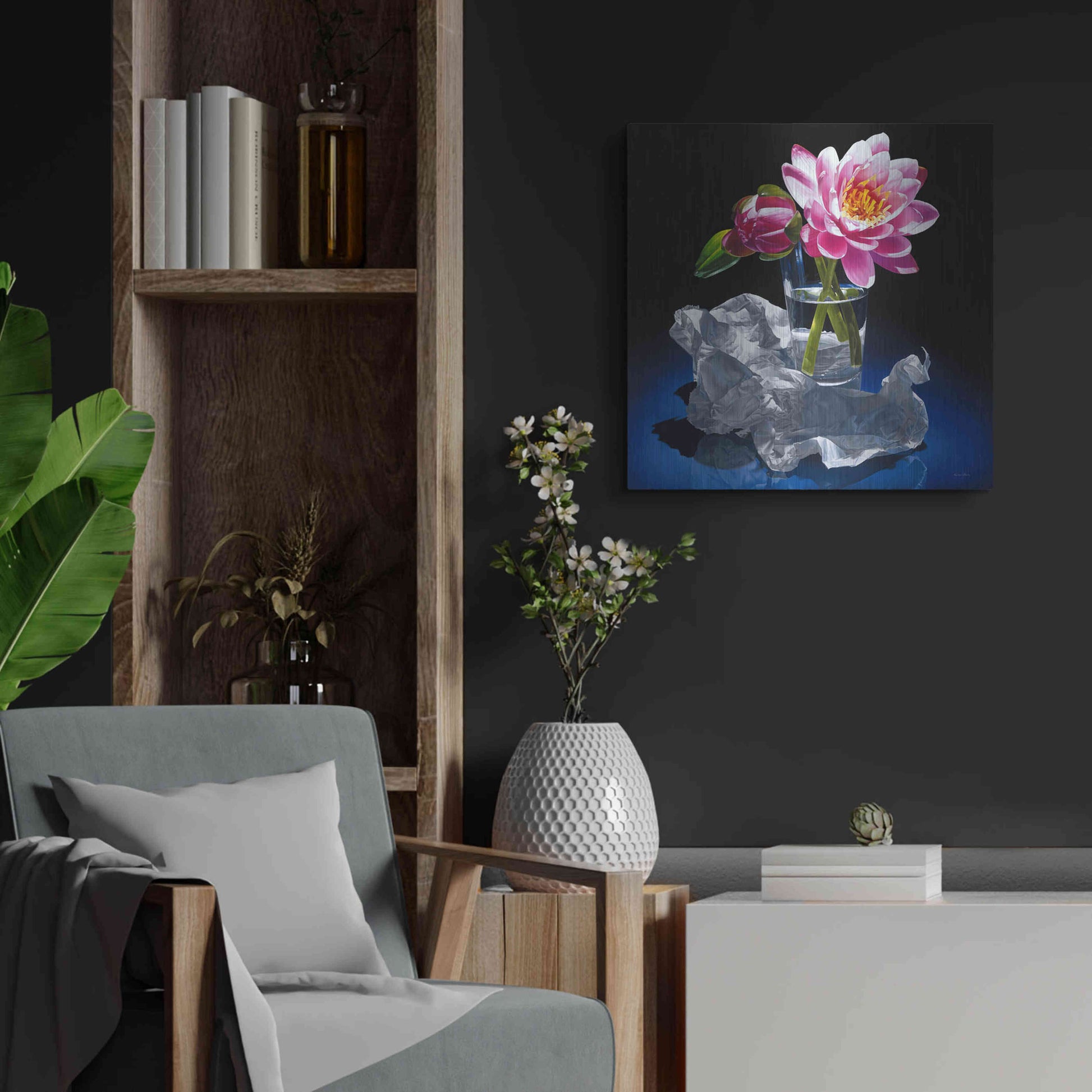 Luxe Metal Art 'A Day In A Life' by Francois Chartier, Metal Wall Art,24x24