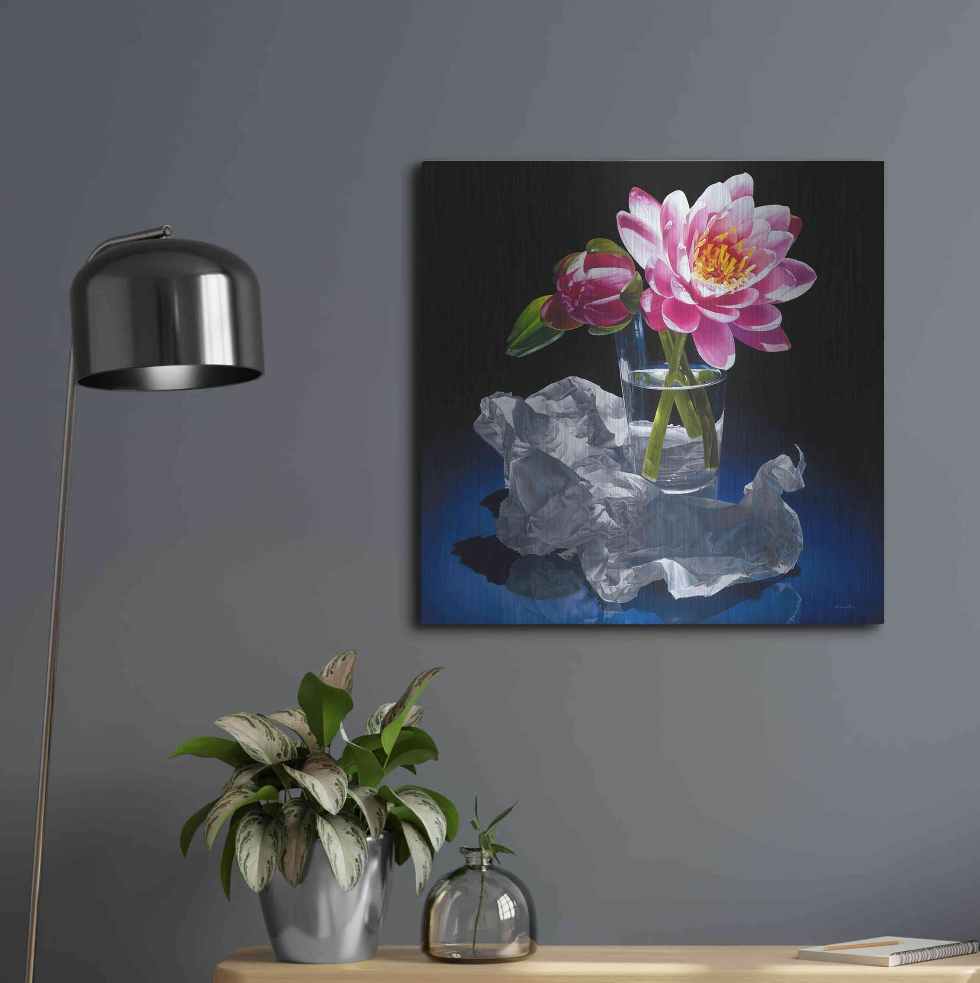 Luxe Metal Art 'A Day In A Life' by Francois Chartier, Metal Wall Art,24x24