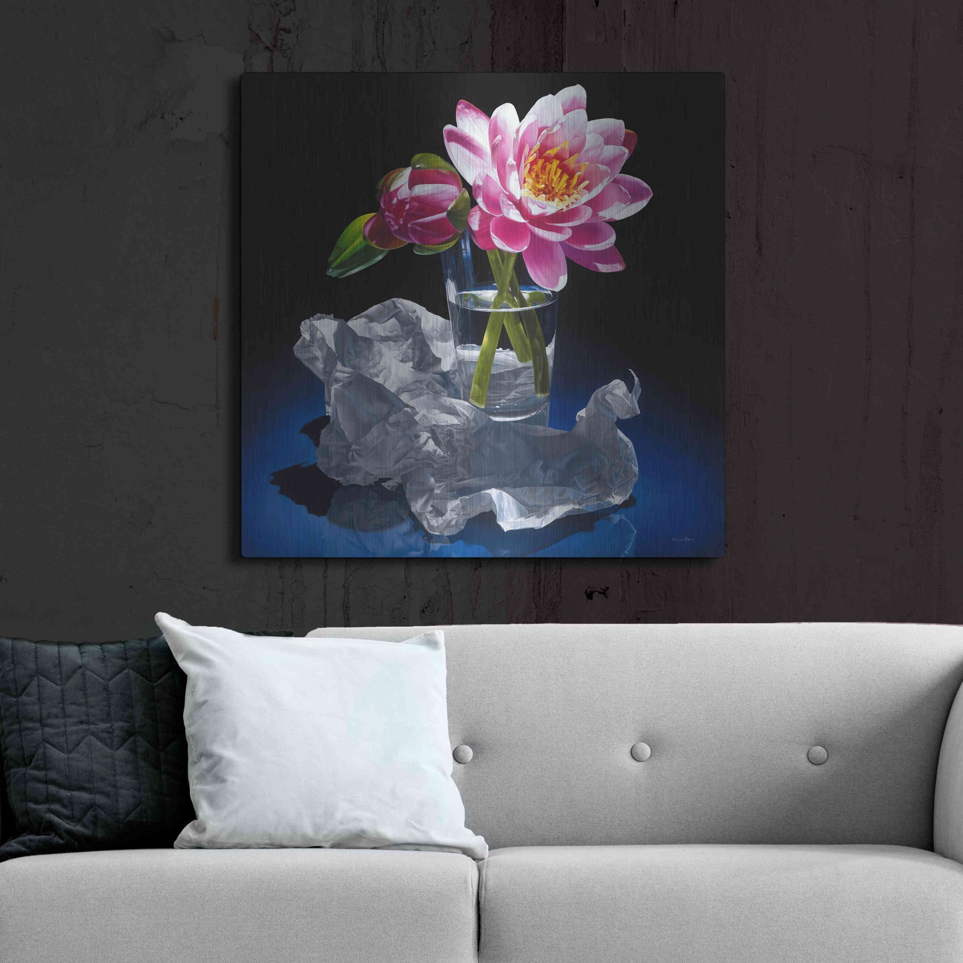 Luxe Metal Art 'A Day In A Life' by Francois Chartier, Metal Wall Art,36x36