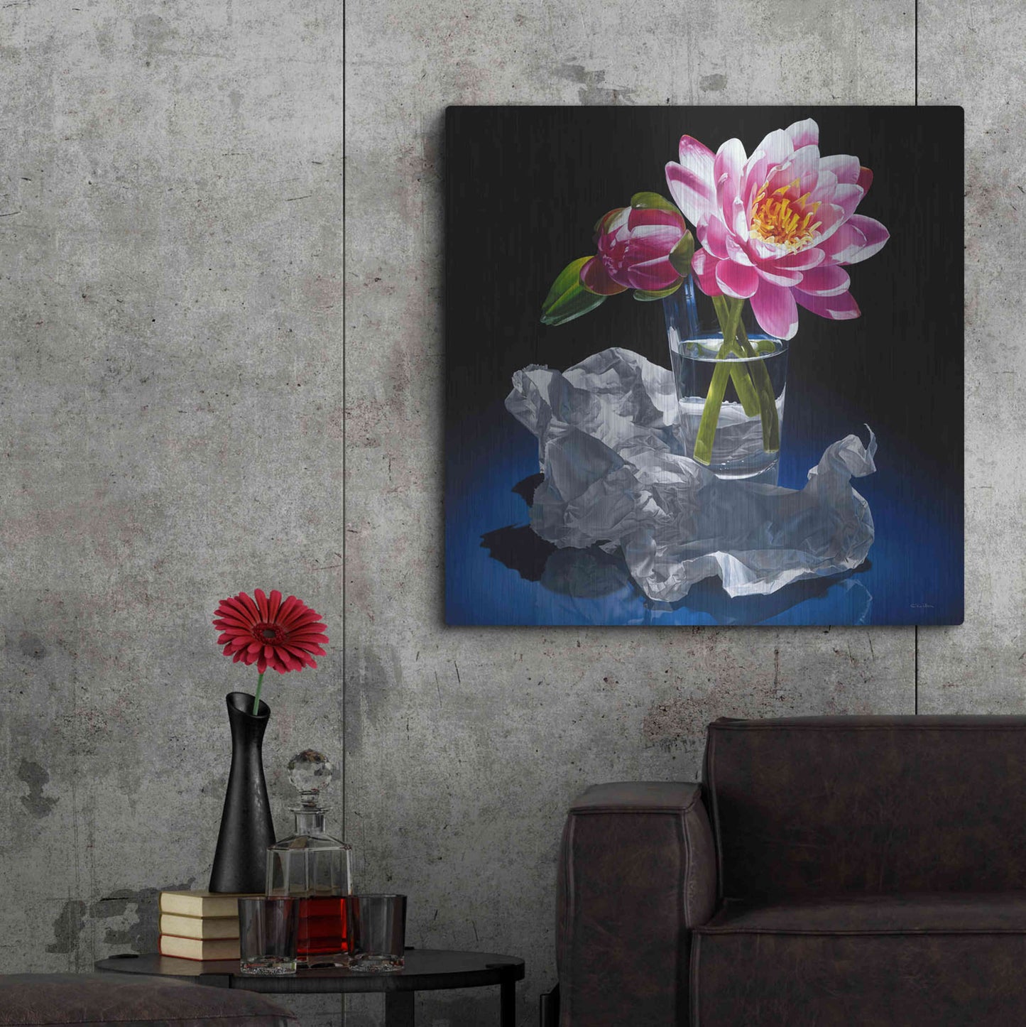 Luxe Metal Art 'A Day In A Life' by Francois Chartier, Metal Wall Art,36x36