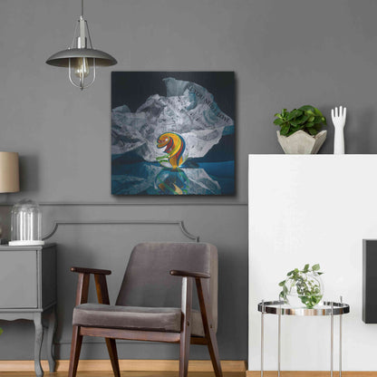 Luxe Metal Art 'All You Need Is Love' by Francois Chartier, Metal Wall Art,24x24