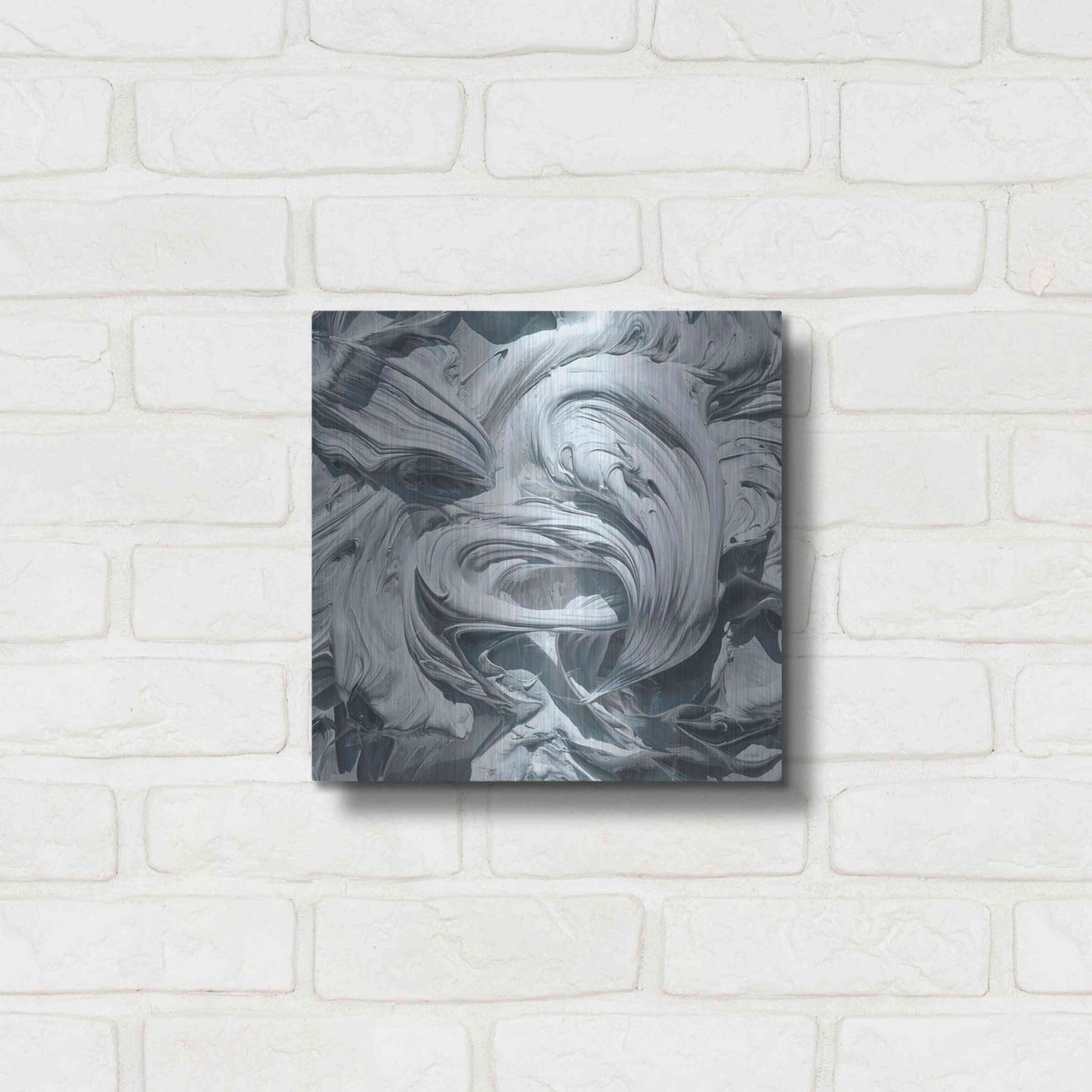 Luxe Metal Art 'Art For Art Sake' by Francois Chartier, Metal Wall Art,12x12