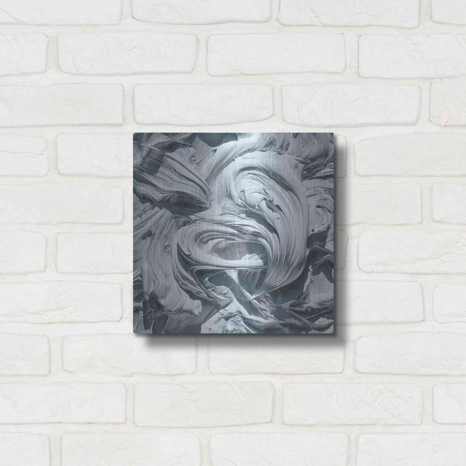 Luxe Metal Art 'Art For Art Sake' by Francois Chartier, Metal Wall Art,12x12